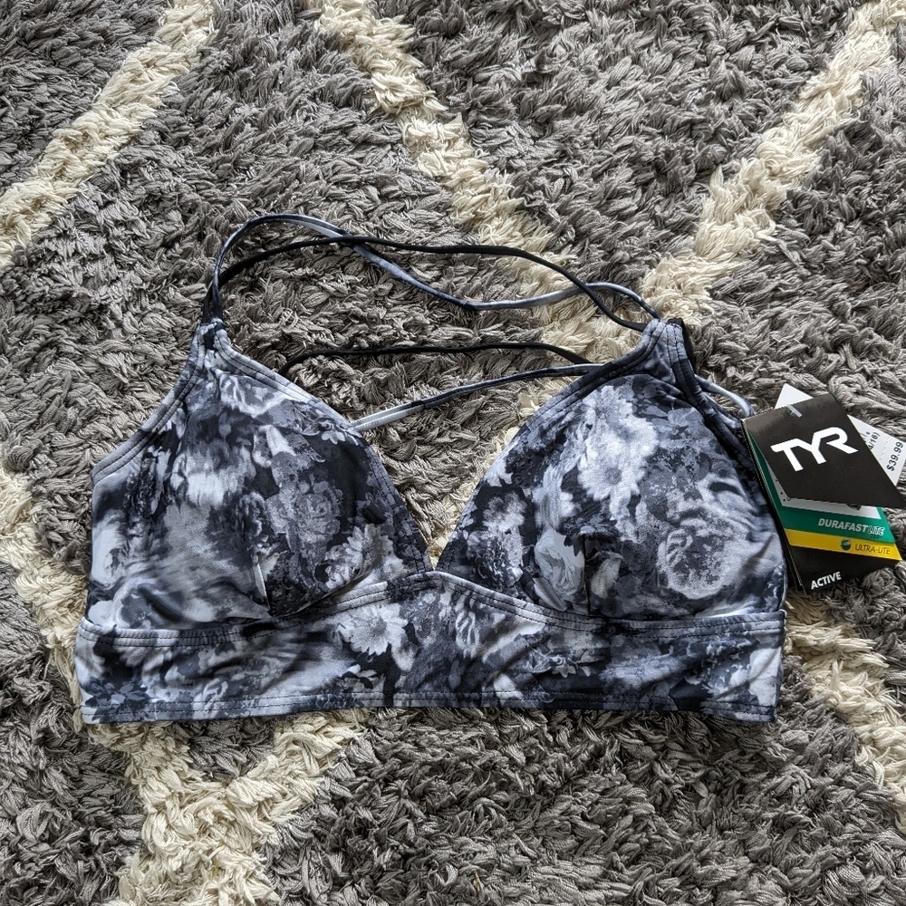 NWT TYR Durafast Lite Verona Brooke Bralet Sports Bra Size XL (14/16) - Picture 3 of 9